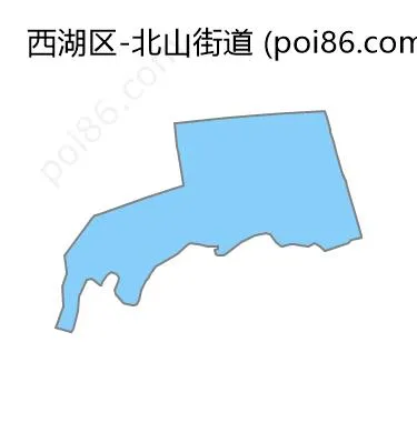 北山街道边界地图