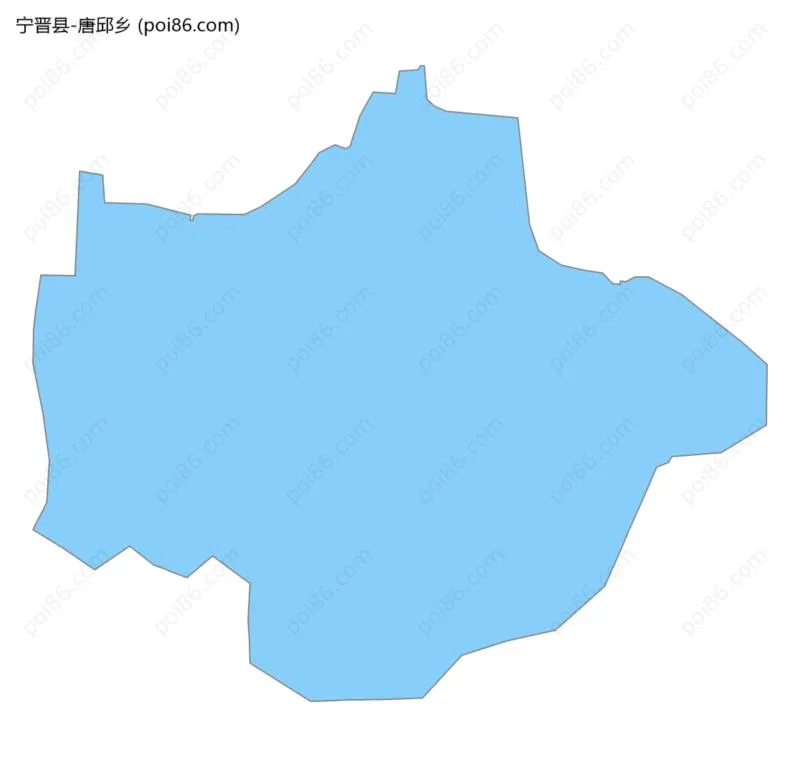 唐邱乡边界地图