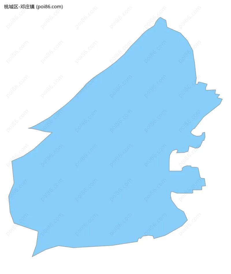 邓庄镇边界地图