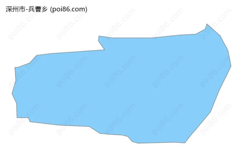 兵曹乡边界地图