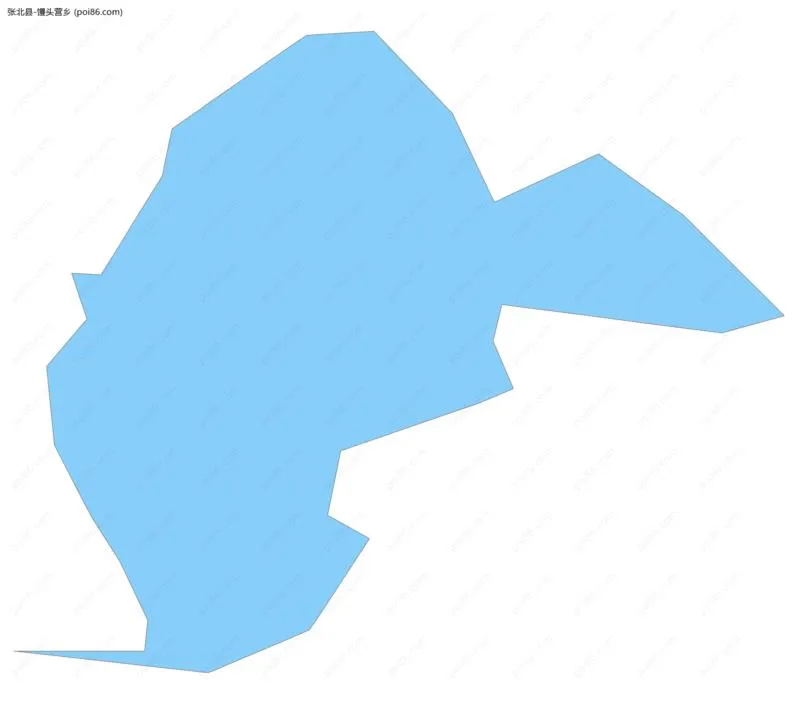 馒头营乡边界地图