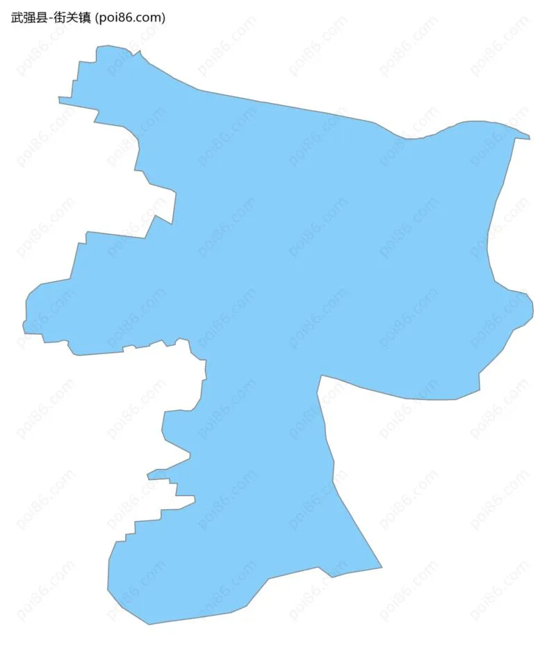 街关镇边界地图