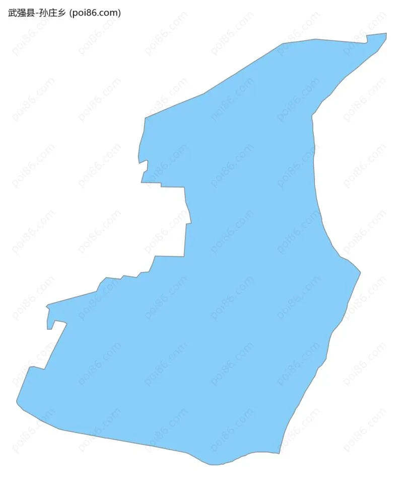 孙庄乡边界地图