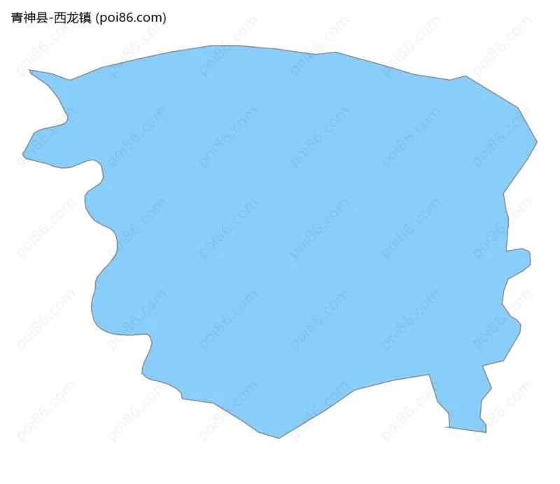 西龙镇边界地图