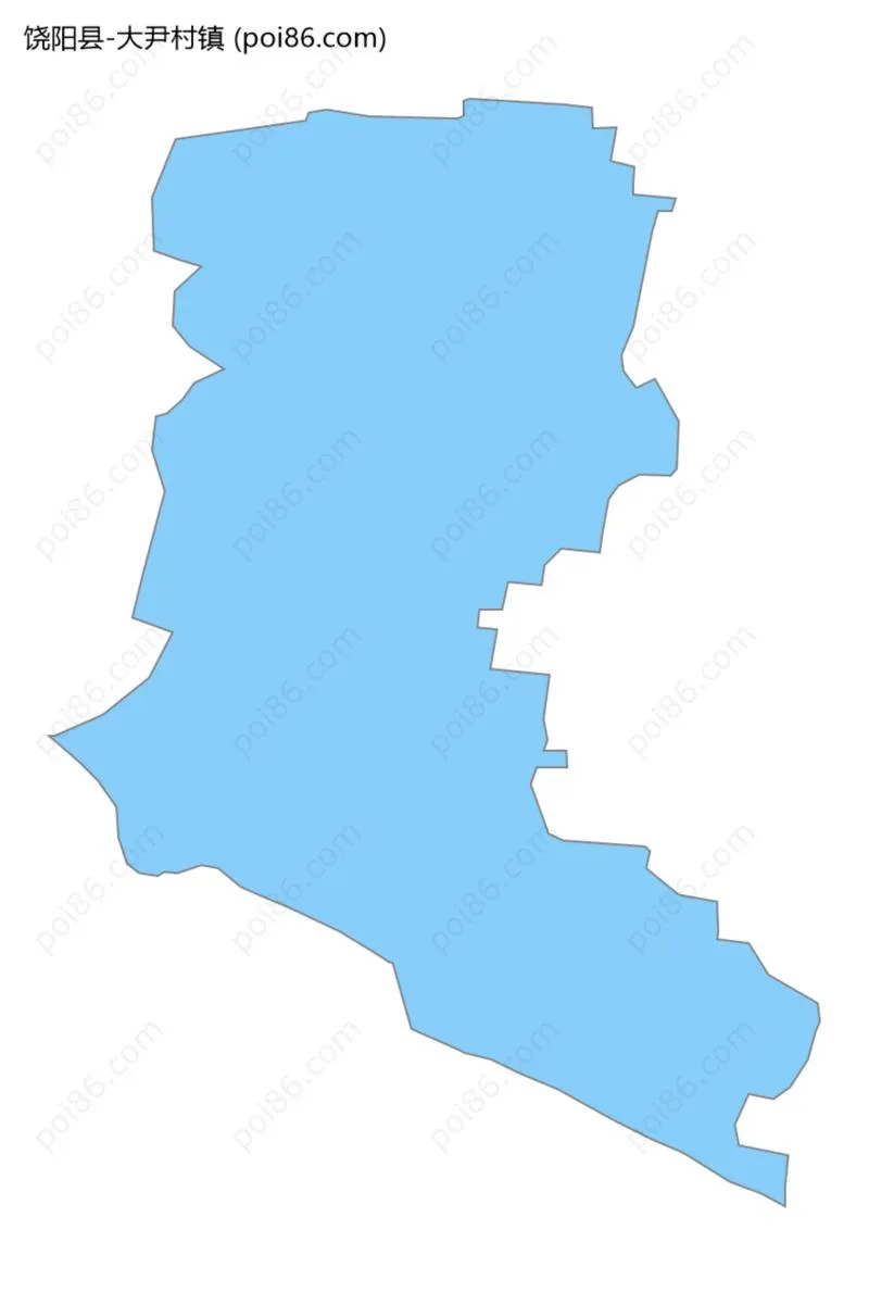 大尹村镇边界地图