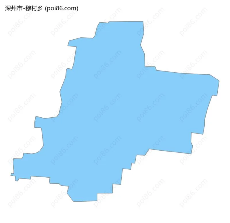 穆村乡边界地图
