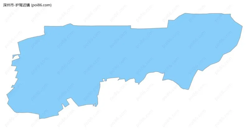 护驾迟镇边界地图