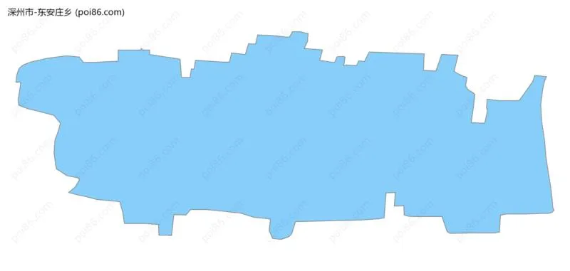 东安庄乡边界地图