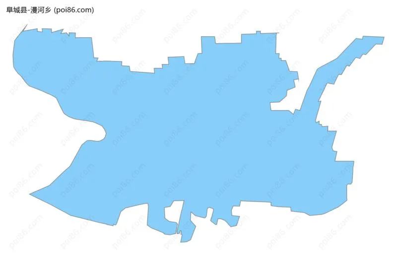 漫河乡边界地图
