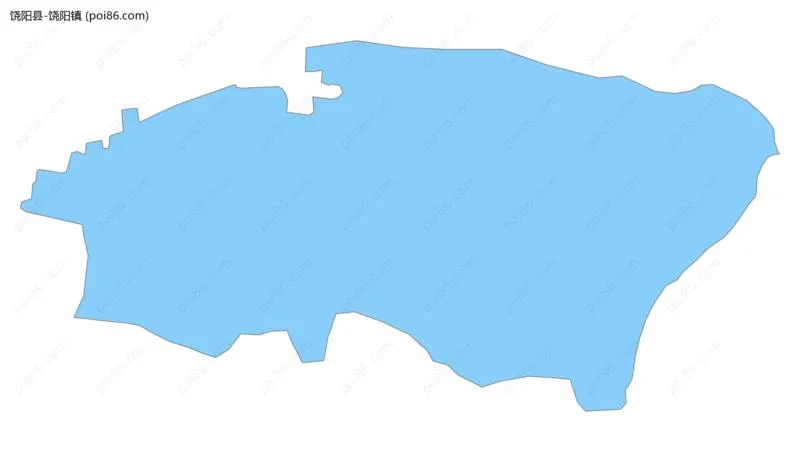 饶阳镇边界地图