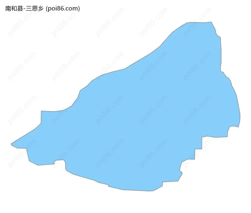 三思乡边界地图