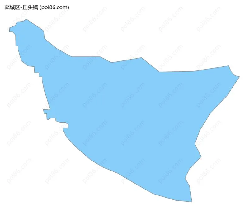 丘头镇边界地图