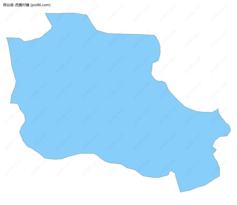 西黄村镇边界地图