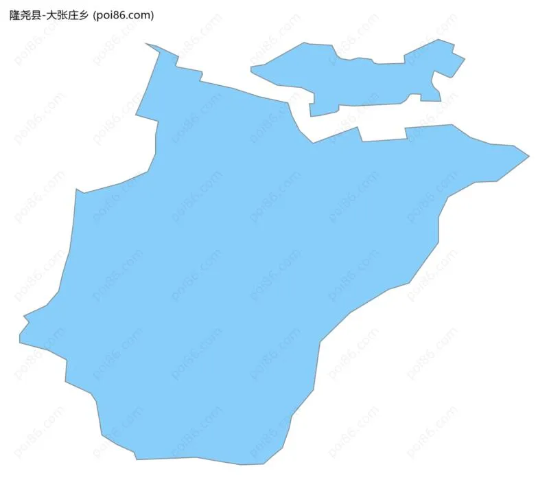 大张庄乡边界地图