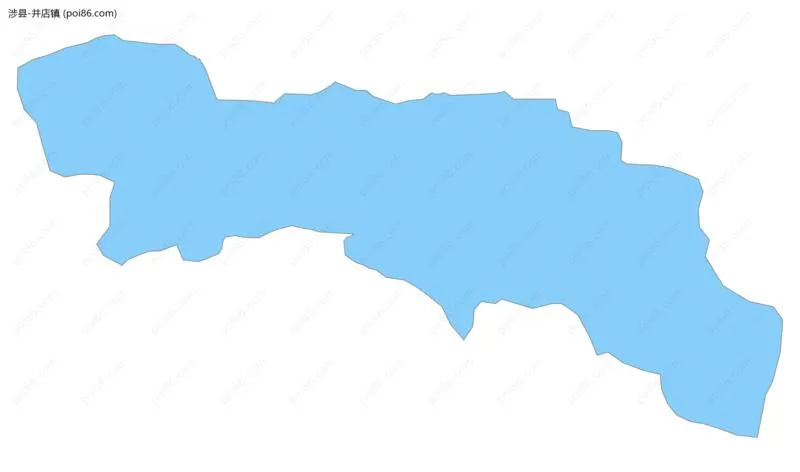 井店镇边界地图