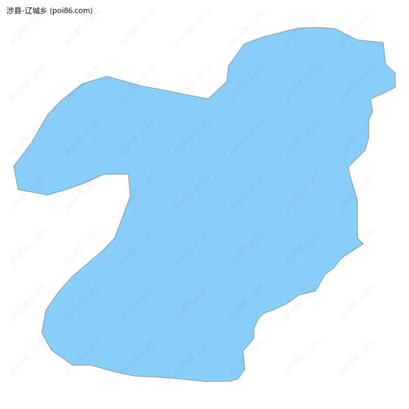 辽城乡边界地图