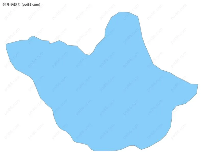 关防乡边界地图