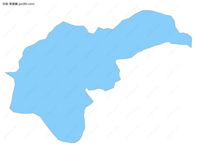 索堡镇边界地图