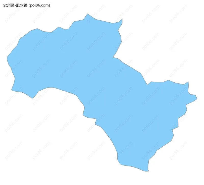 雎水镇边界地图