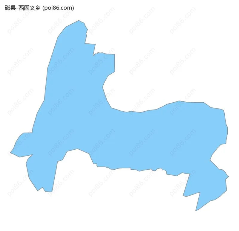 西固义乡边界地图