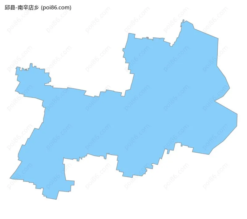 南辛店乡边界地图