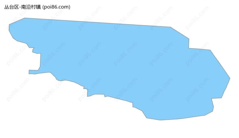 南沿村镇边界地图
