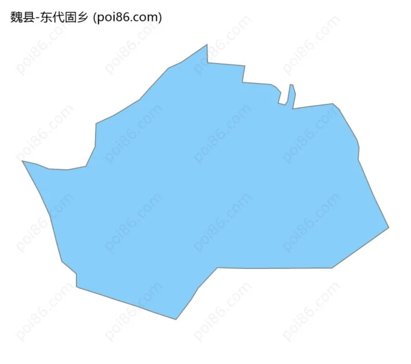 东代固乡边界地图