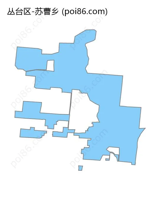 苏曹乡边界地图