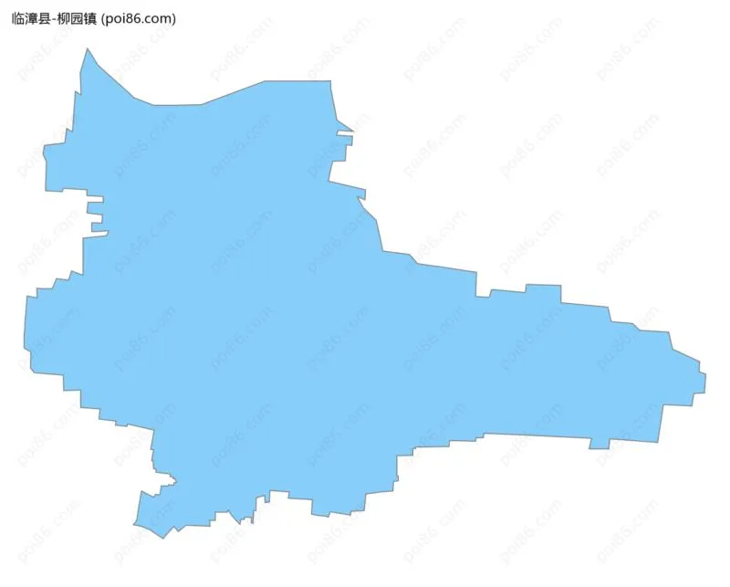 柳园镇边界地图