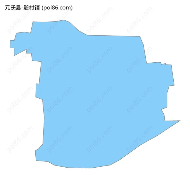 殷村镇边界地图