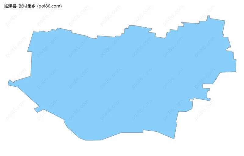 张村集乡边界地图