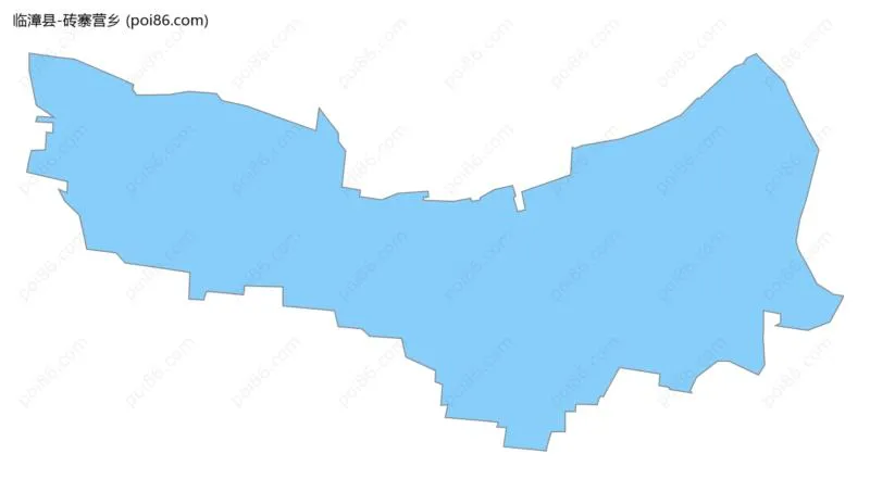 砖寨营乡边界地图