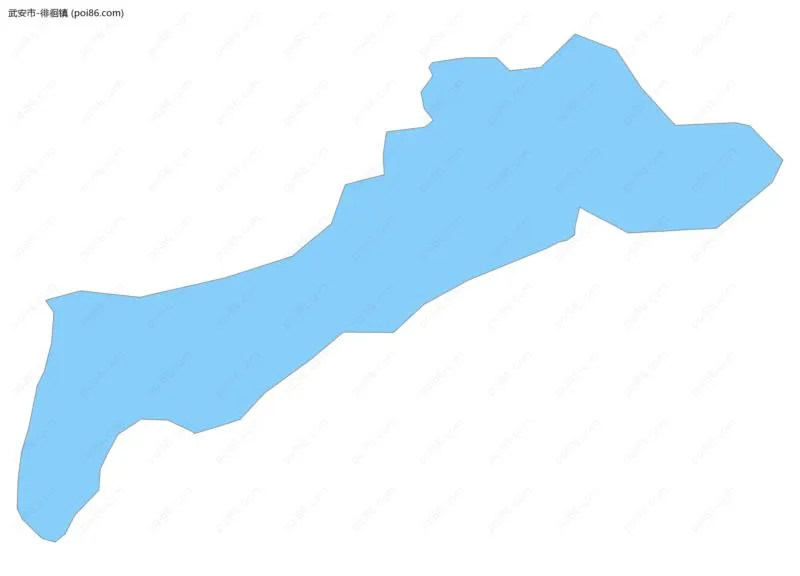 徘徊镇边界地图