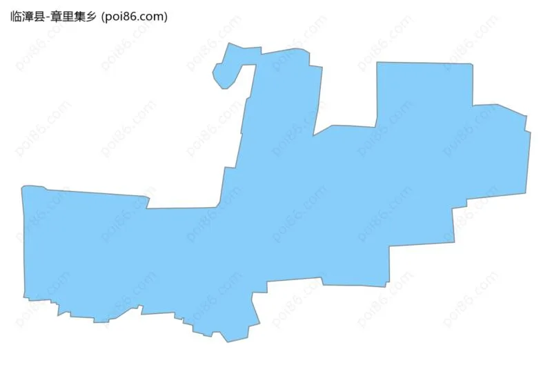 章里集乡边界地图