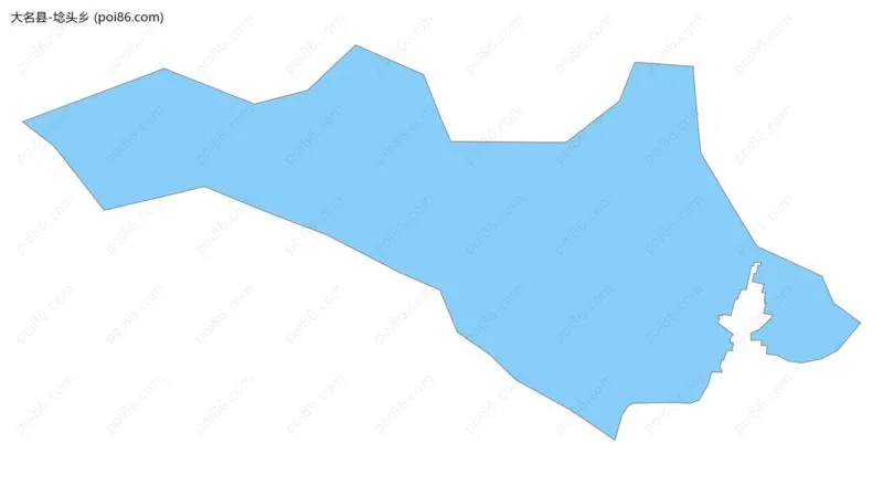 埝头乡边界地图