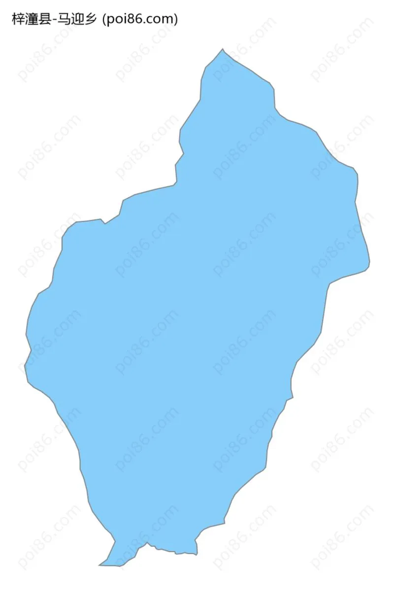 马迎乡边界地图