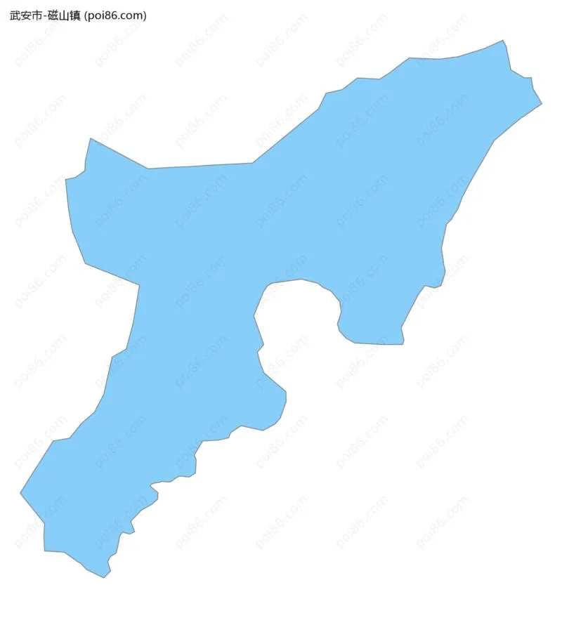 磁山镇边界地图