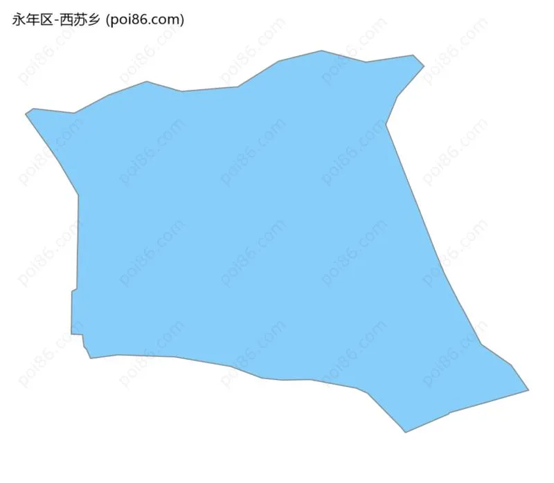 西苏乡边界地图