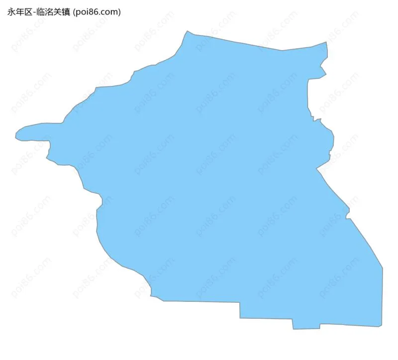 临洺关镇边界地图