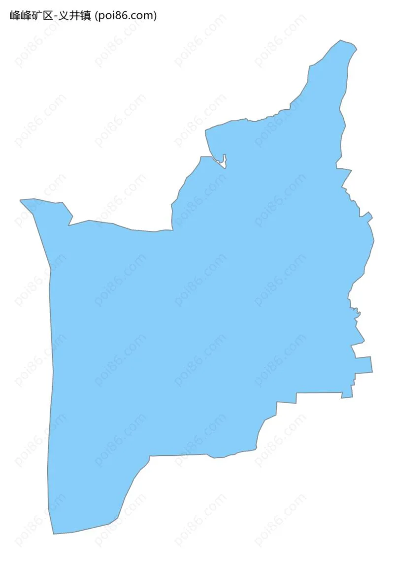 义井镇边界地图