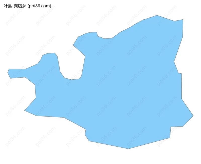 龚店乡边界地图