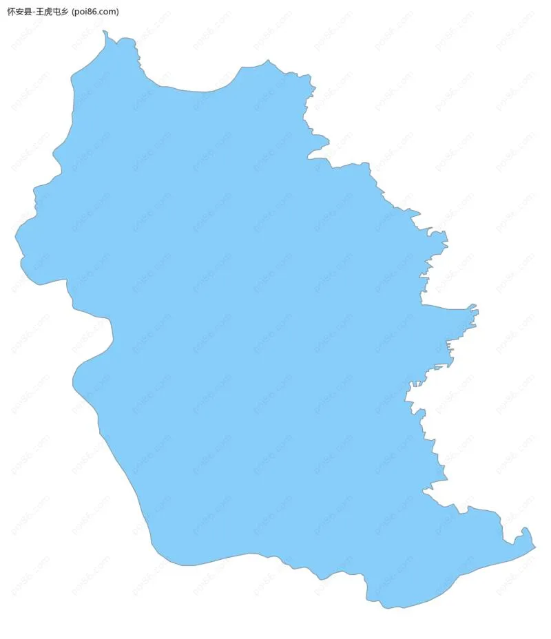 王虎屯乡边界地图
