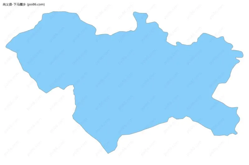 下马圈乡边界地图