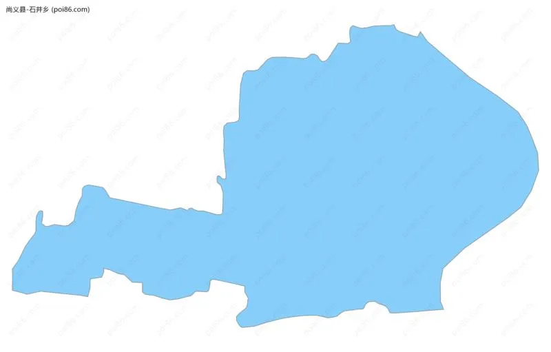 石井乡边界地图