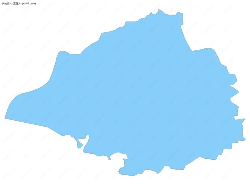 大营盘乡边界地图