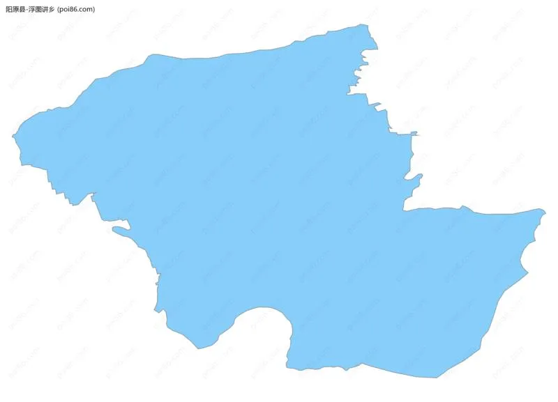 浮图讲乡边界地图