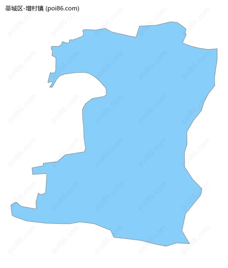 增村镇边界地图