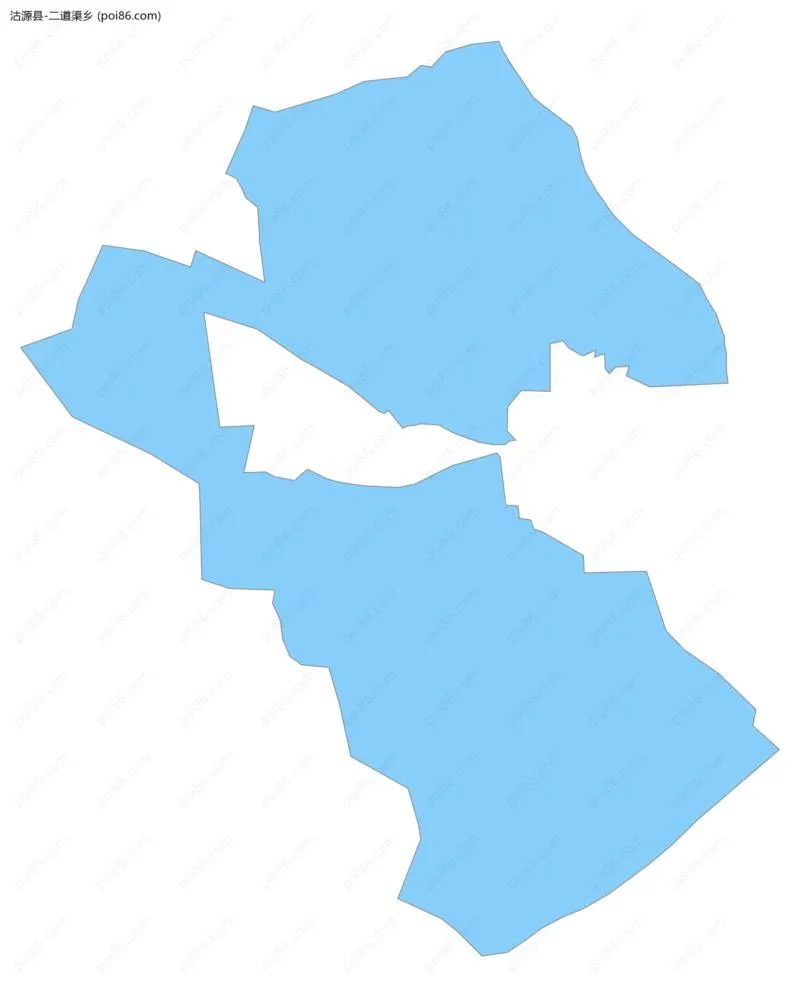 二道渠乡边界地图