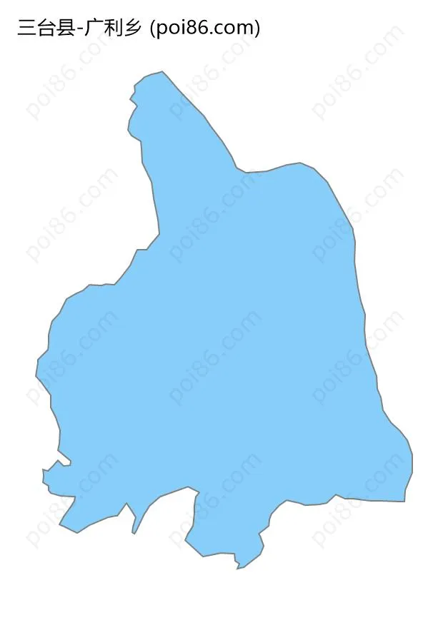 广利乡边界地图