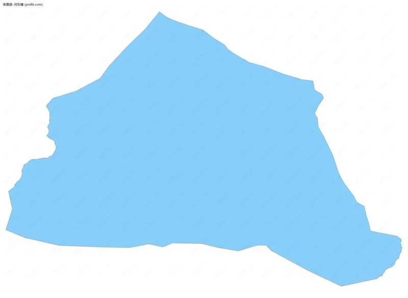 河东镇边界地图